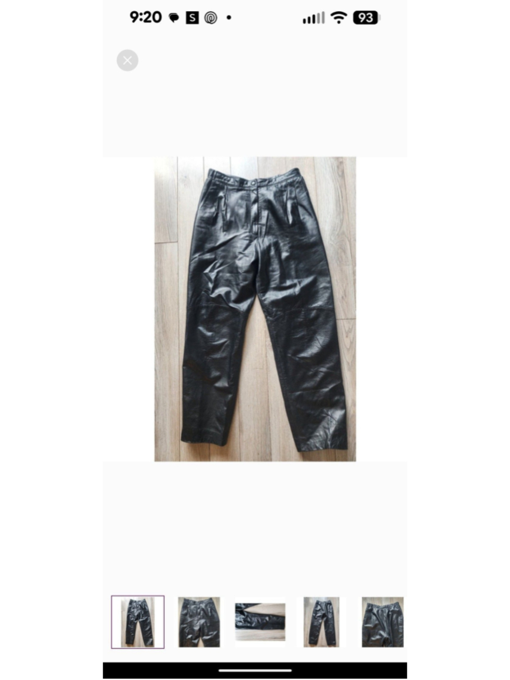 #2 Bruno Ricci vintage leather pants